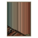 28×38" Metallic Float Frame Canvas - Natural Frame variant