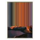 28×38" Metallic Float Frame Canvas - Natural Frame variant