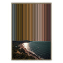 28×38" Metallic Float Frame Canvas - Natural Frame variant