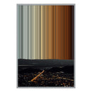 28×38" Metallic Float Frame Canvas - Silver Frame variant