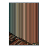 28×38" Metallic Float Frame Canvas - Silver Frame variant