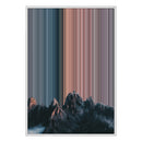 28×38" Metallic Float Frame Canvas - White Frame variant