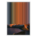 28×38" Metallic Float Frame Canvas - White Frame variant