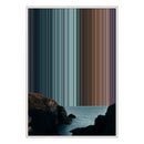 28×38" Metallic Float Frame Canvas - White Frame variant