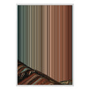 28×38" Metallic Float Frame Canvas - White Frame variant