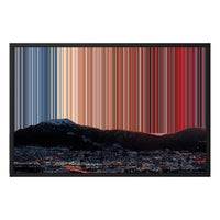 Lienzo con marco flotante, 30×20", marco negro