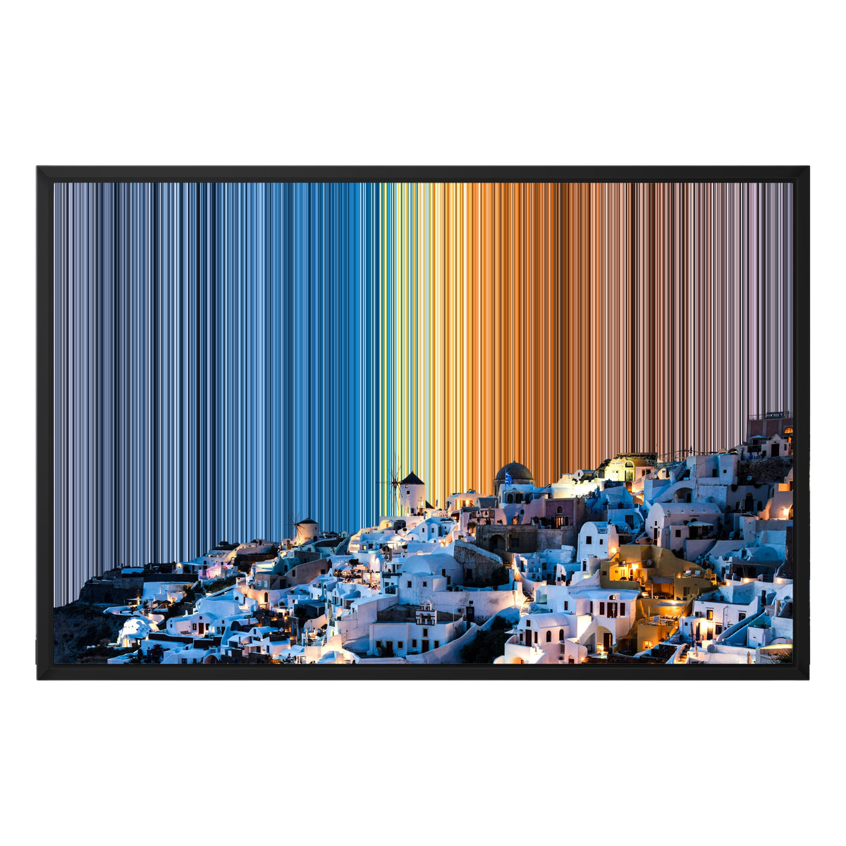 Lienzo con marco flotante, 30×20", marco negro