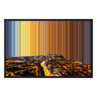 Lienzo con marco flotante, 30×20", marco negro