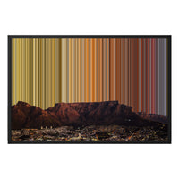 30×20" Float Frame Canvas - Black Frame variant