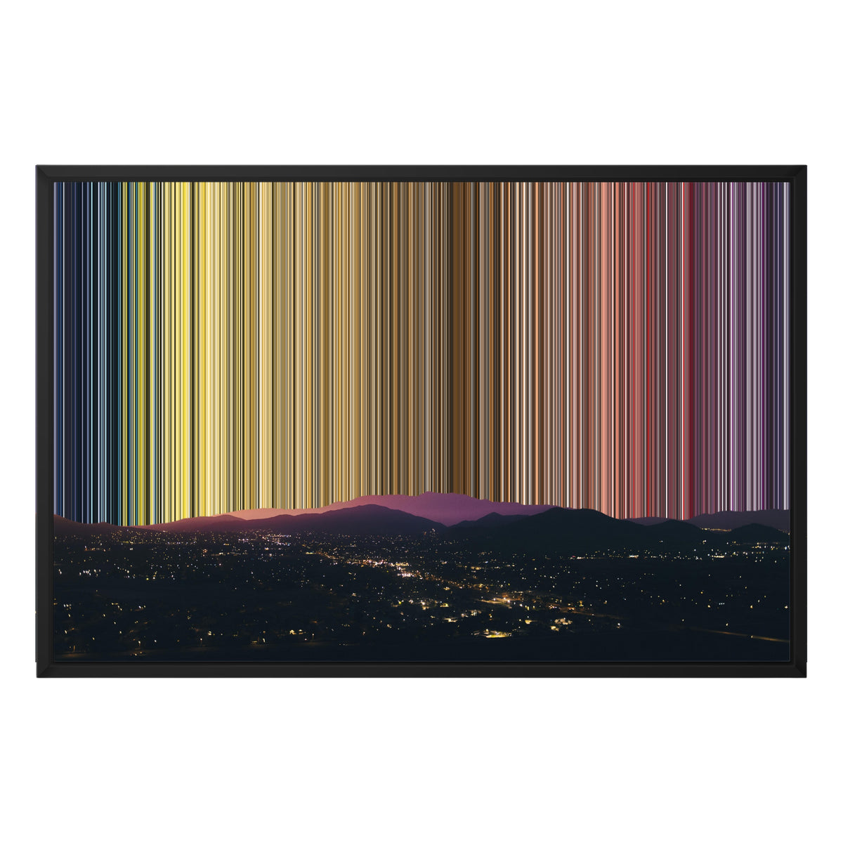Ethereal Vista - Chromatic Meditations No. 002 - CAN-38MM-FRA-MC-30X20-VAR_30x20_Black
