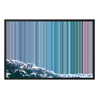 30×20" Float Frame Canvas - Black Frame variant