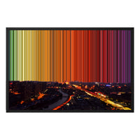 30×20" Float Frame Canvas - Black Frame variant