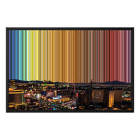 30×20" Float Frame Canvas - Black Frame variant