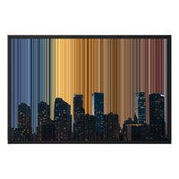30×20" Float Frame Canvas - Black Frame variant