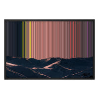Canvas in baklijst, 30×20", zwarte lijst