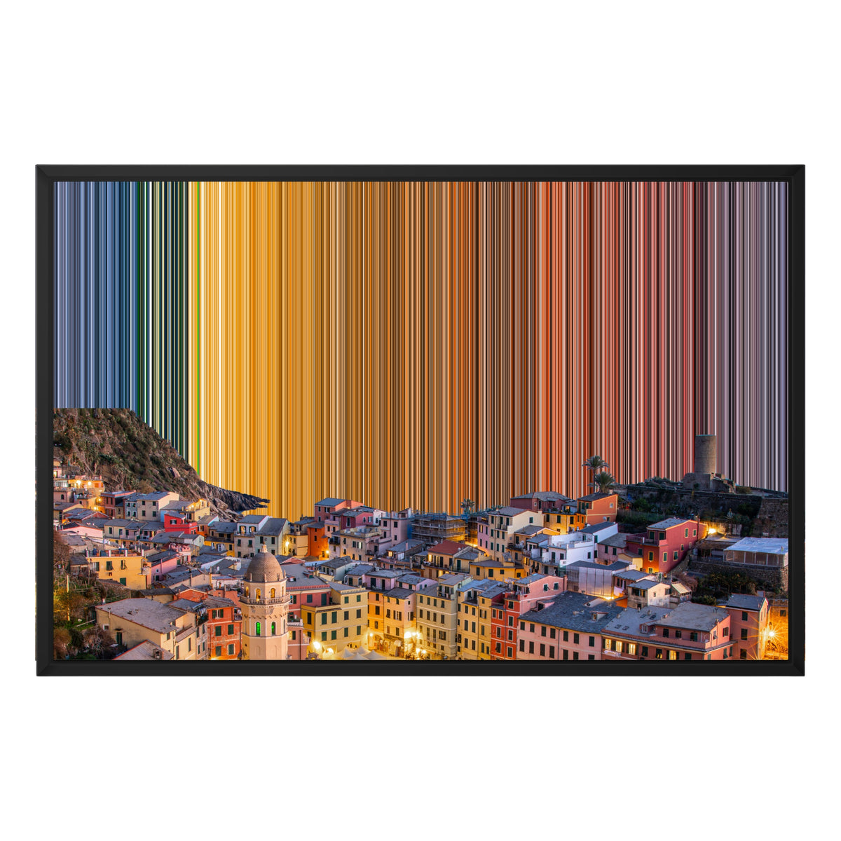 Leinwandbild mit Schattenfugenrahmen im Format 30×20", schwarzer Rahmen
