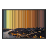 Lienzo con marco flotante, 30×20", marco negro