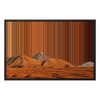 30×20" Float Frame Canvas - Black Frame variant