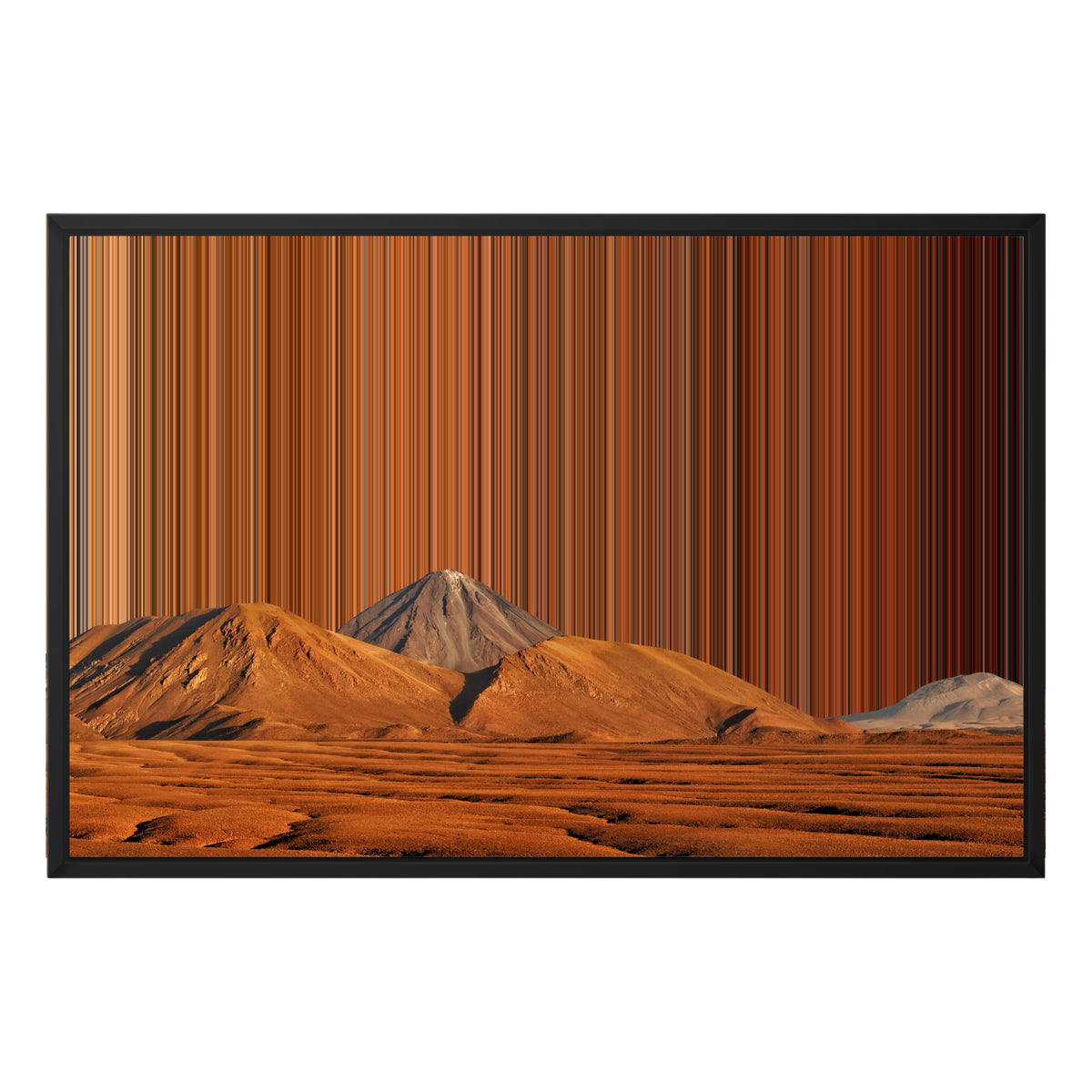 30×20" Float Frame Canvas - Black Frame variant