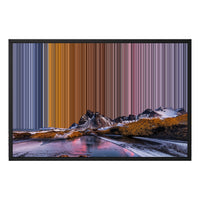 Canvastavla i floaterram, 30×20", svart ram