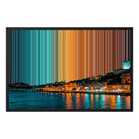 Lienzo con marco flotante, 30×20", marco negro