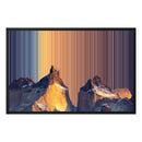 Leinwandbild mit Schattenfugenrahmen im Format 30×20", schwarzer Rahmen