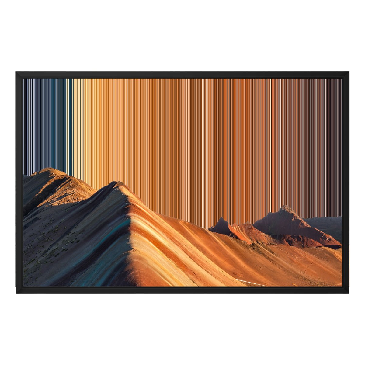 Lienzo con marco flotante, 30×20", marco negro