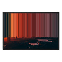 30×20" Float Frame Canvas - Black Frame variant