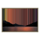 Lienzo con marco flotante, 30×20", marco de madera natural
