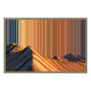 Lienzo con marco flotante, 30×20", marco de madera natural