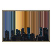 30×20" Float Frame Canvas - Natural Frame variant