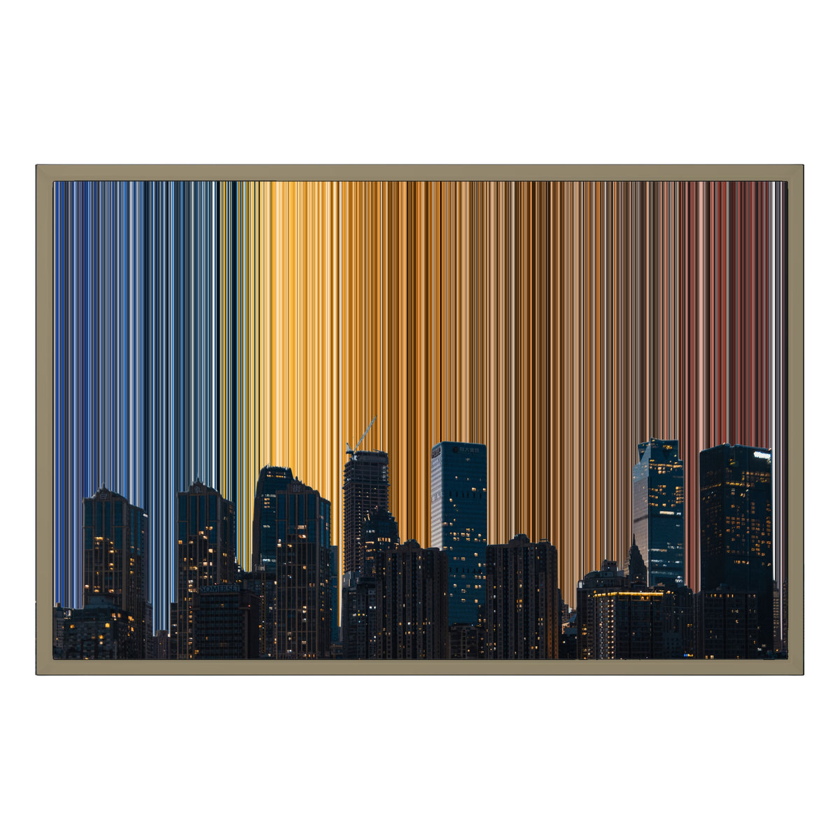 30×20" Float Frame Canvas - Natural Frame variant