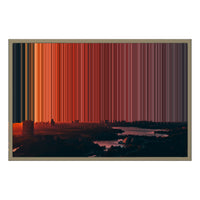 30×20" Float Frame Canvas - Natural Frame variant