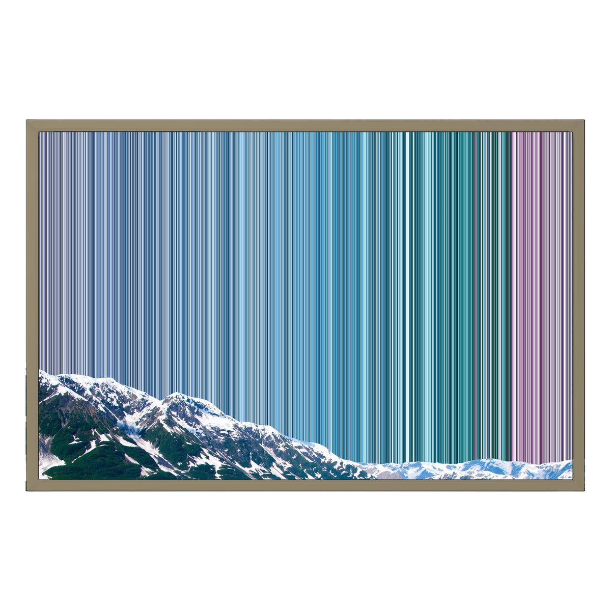 30×20" Float Frame Canvas - Natural Frame variant