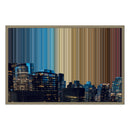 Lienzo con marco flotante, 30×20", marco de madera natural
