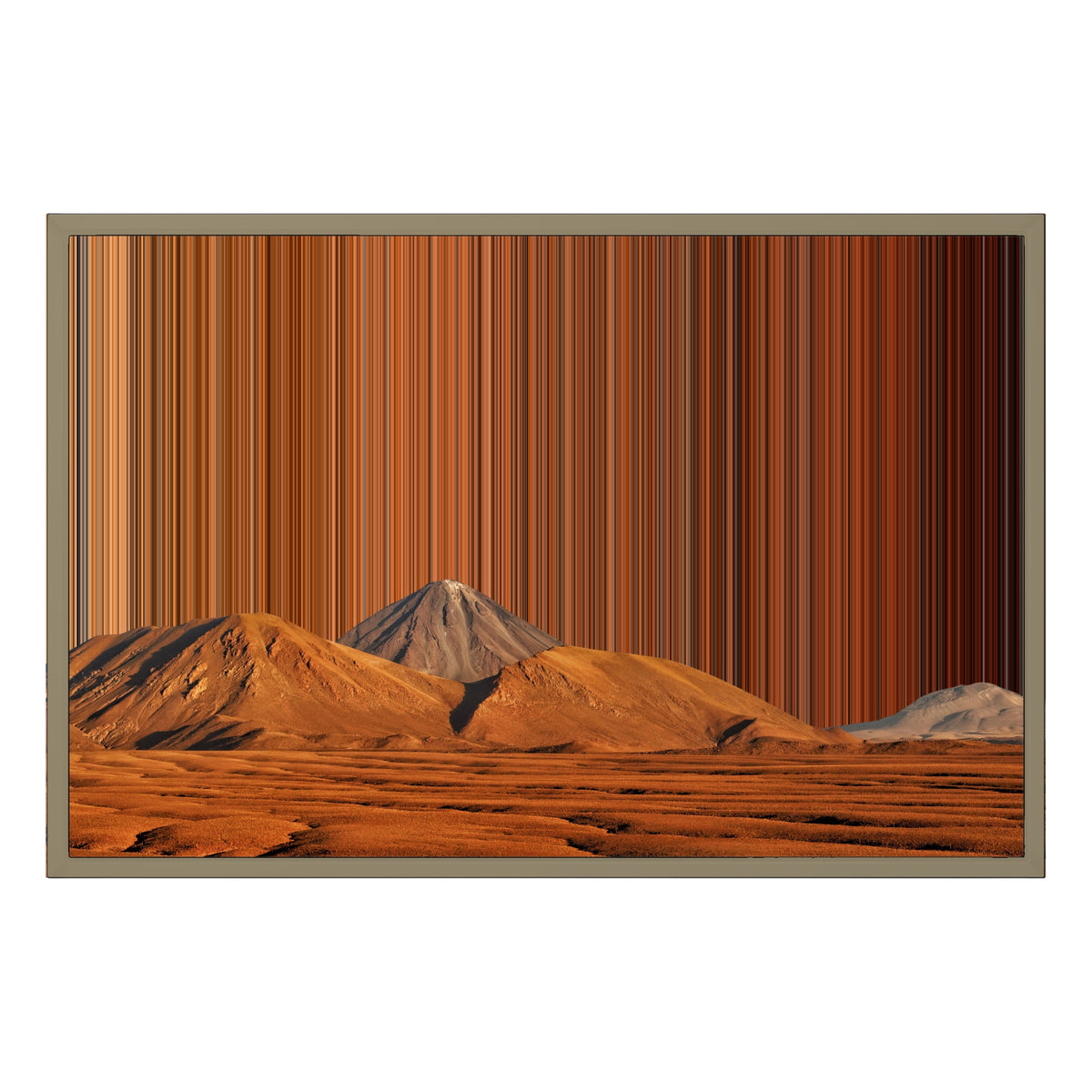 30×20" Float Frame Canvas - Natural Frame variant