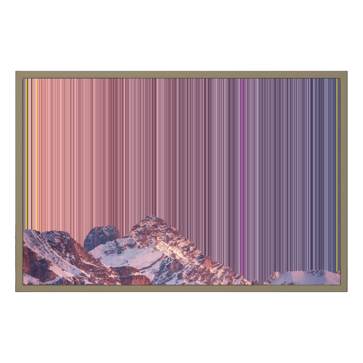 30×20" Float Frame Canvas - Natural Frame variant