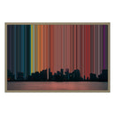 Leinwandbild mit Schattenfugenrahmen im Format 30×20", Rahmen aus Naturholz