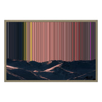 Canvas in baklijst, 30×20", naturel houten lijst