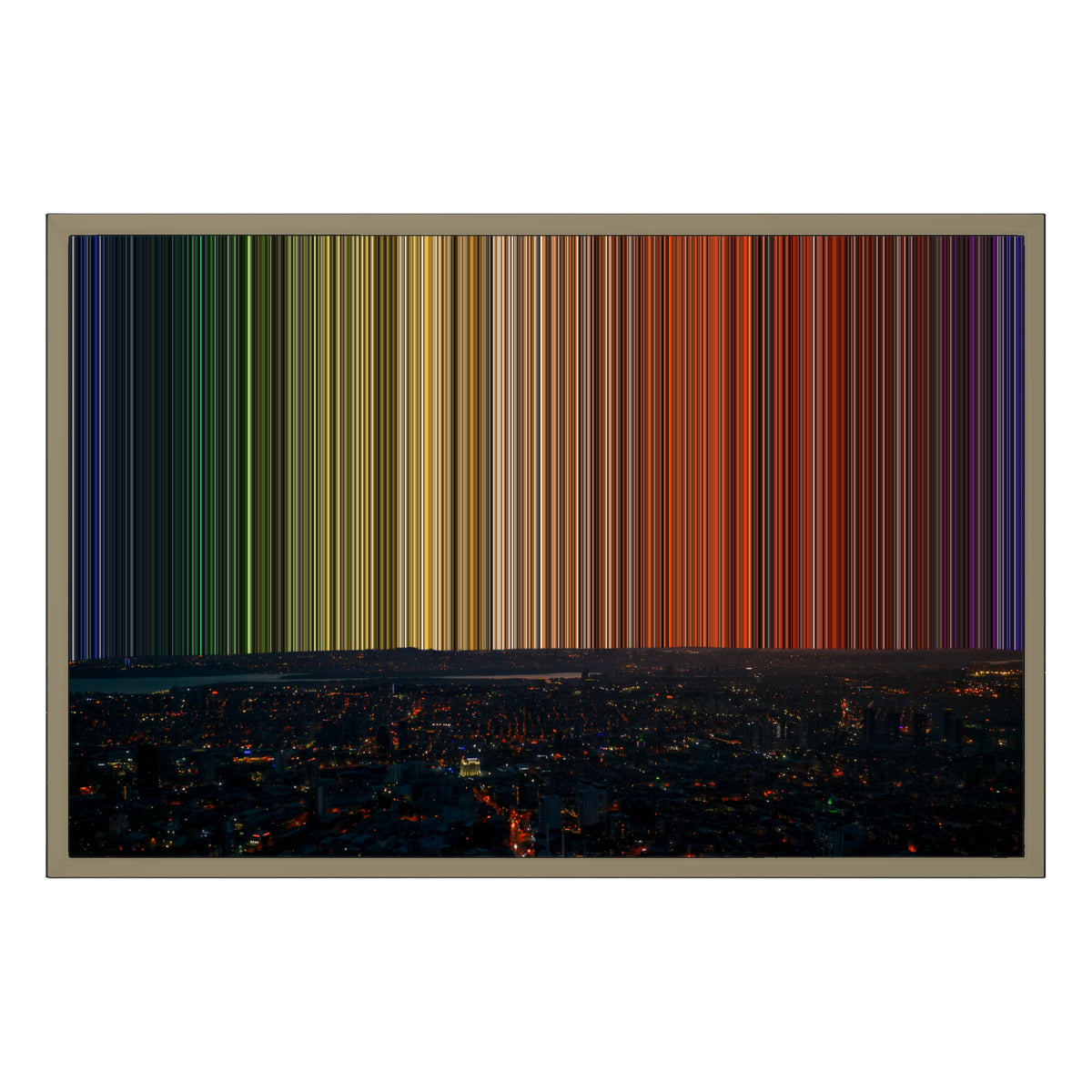 30×20" Float Frame Canvas - Natural Frame variant