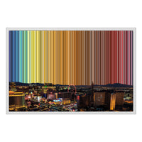 30×20" Float Frame Canvas - White Frame variant