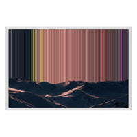 Canvas in baklijst, 30×20", witte lijst