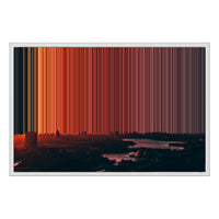 30×20" Float Frame Canvas - White Frame variant