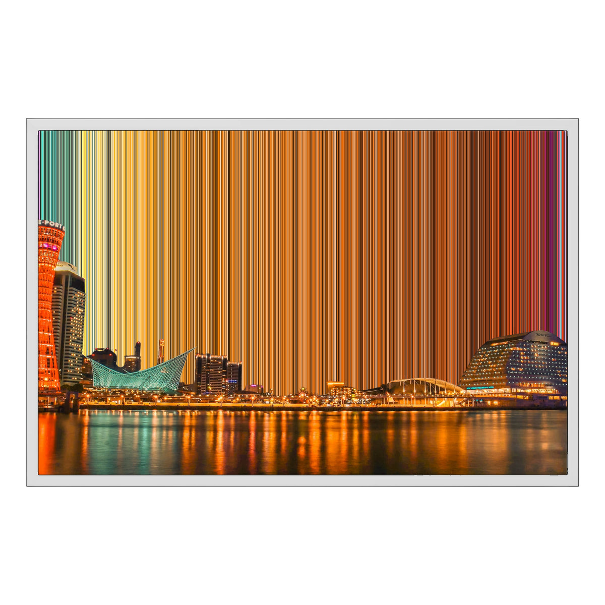 Lienzo con marco flotante, 30×20", marco blanco