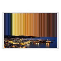 Lienzo con marco flotante, 30×20", marco blanco