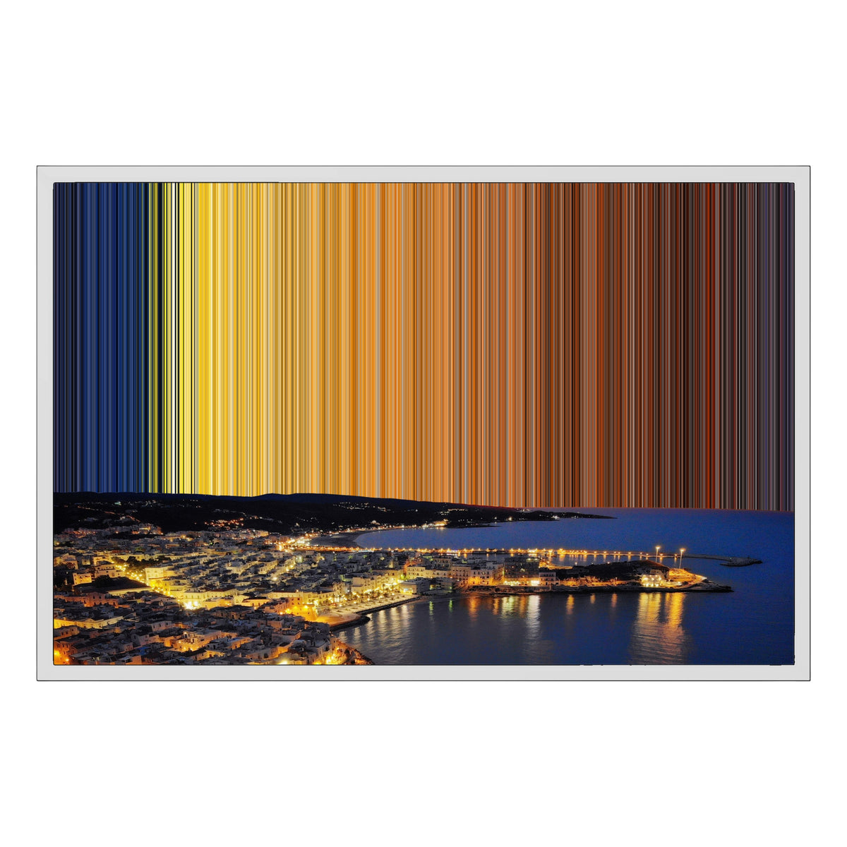 Lienzo con marco flotante, 30×20", marco blanco
