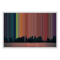Leinwandbild mit Schattenfugenrahmen im Format 30×20", weißer Rahmen