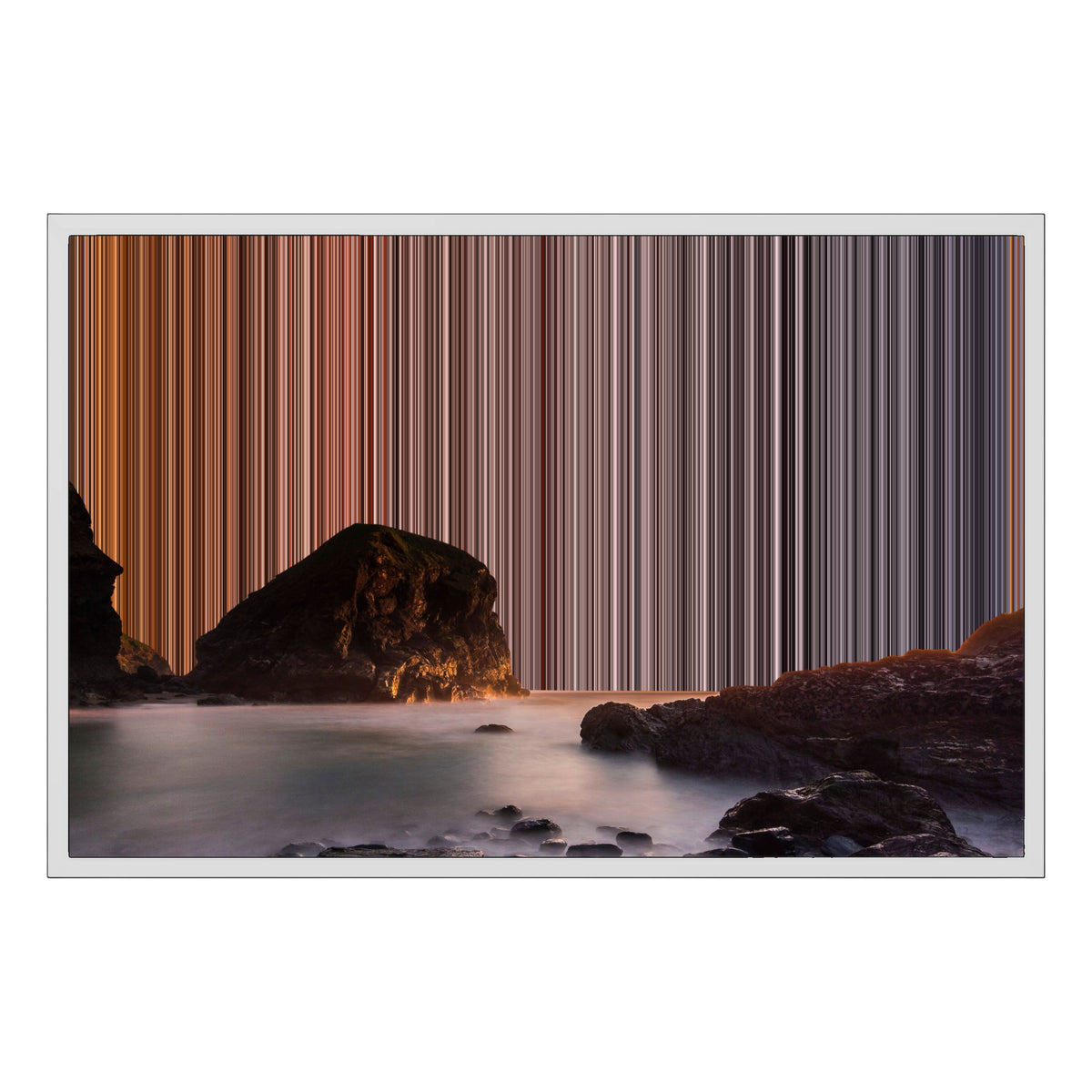 Lienzo con marco flotante, 30×20", marco blanco