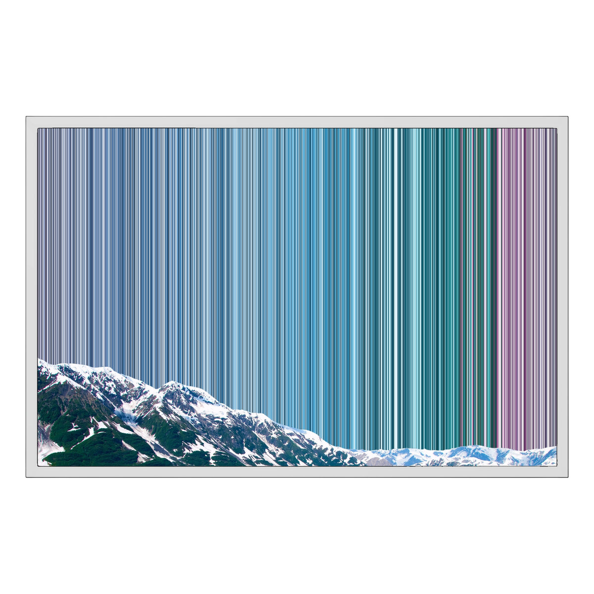 30×20" Float Frame Canvas - White Frame variant