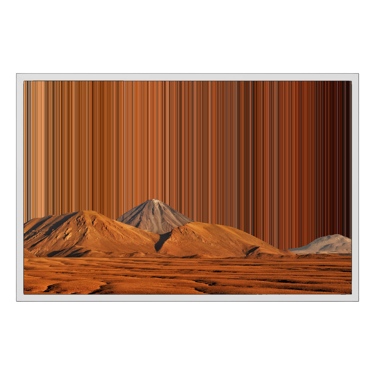 30×20" Float Frame Canvas - White Frame variant